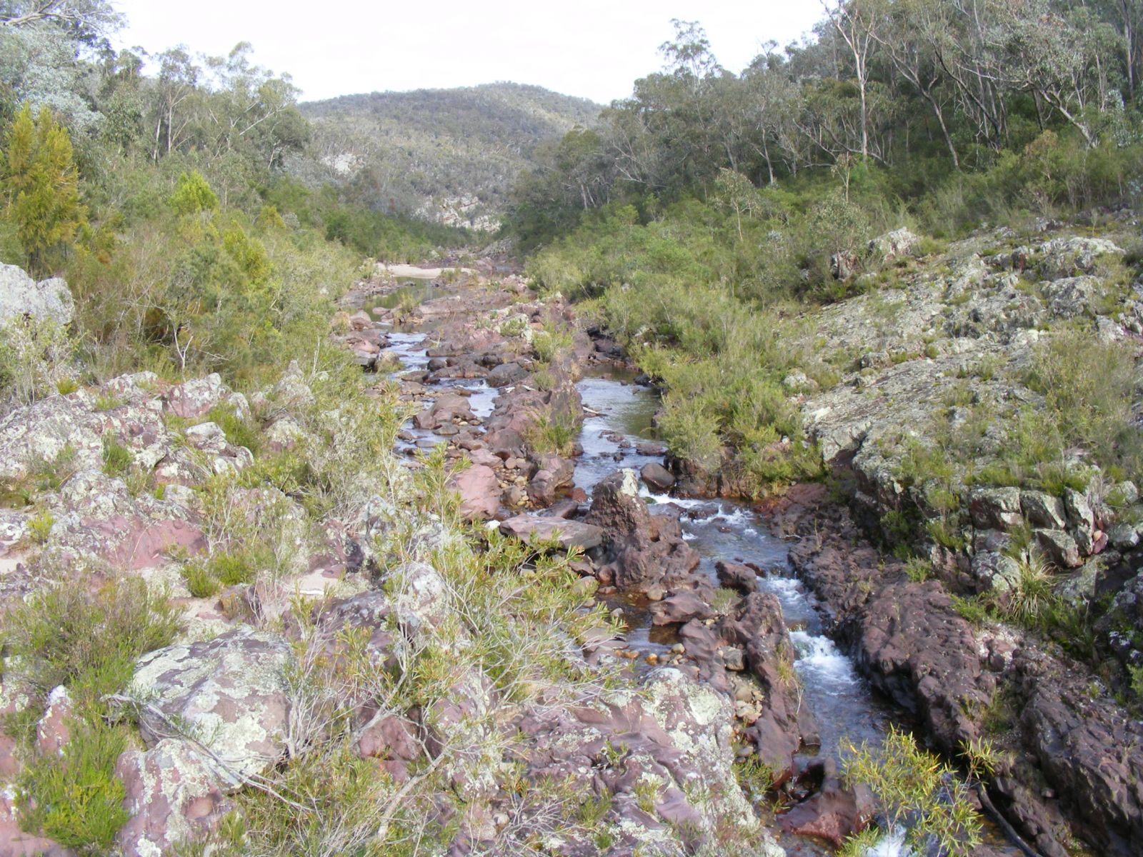 A view of the Channels Gorge