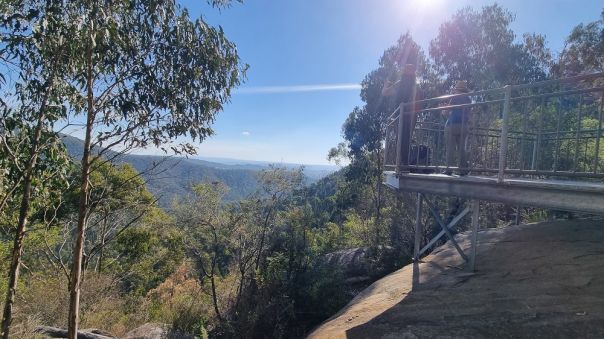 A forest lookout.